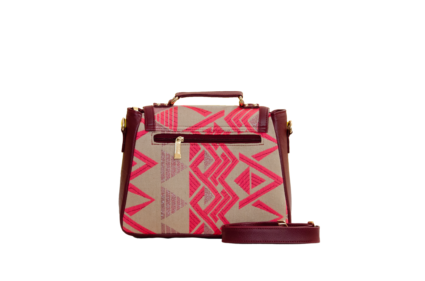 Pink Prism Box Sling Bag