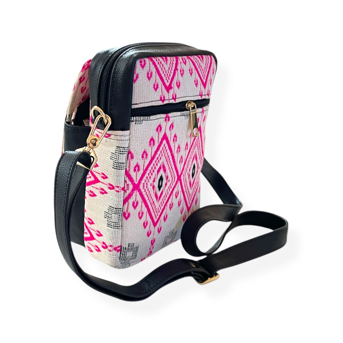 Pixel Weaves Messenger Bag