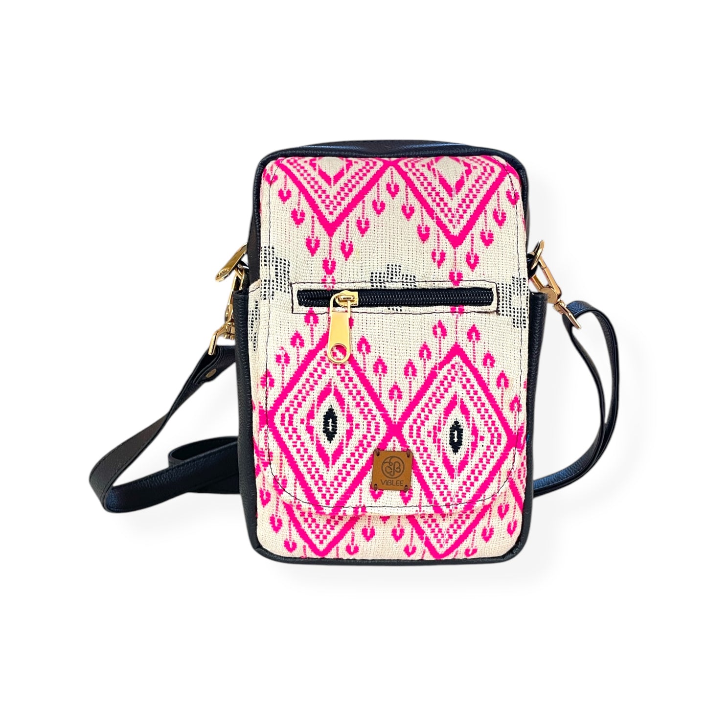 Pixel Weaves Messenger Bag