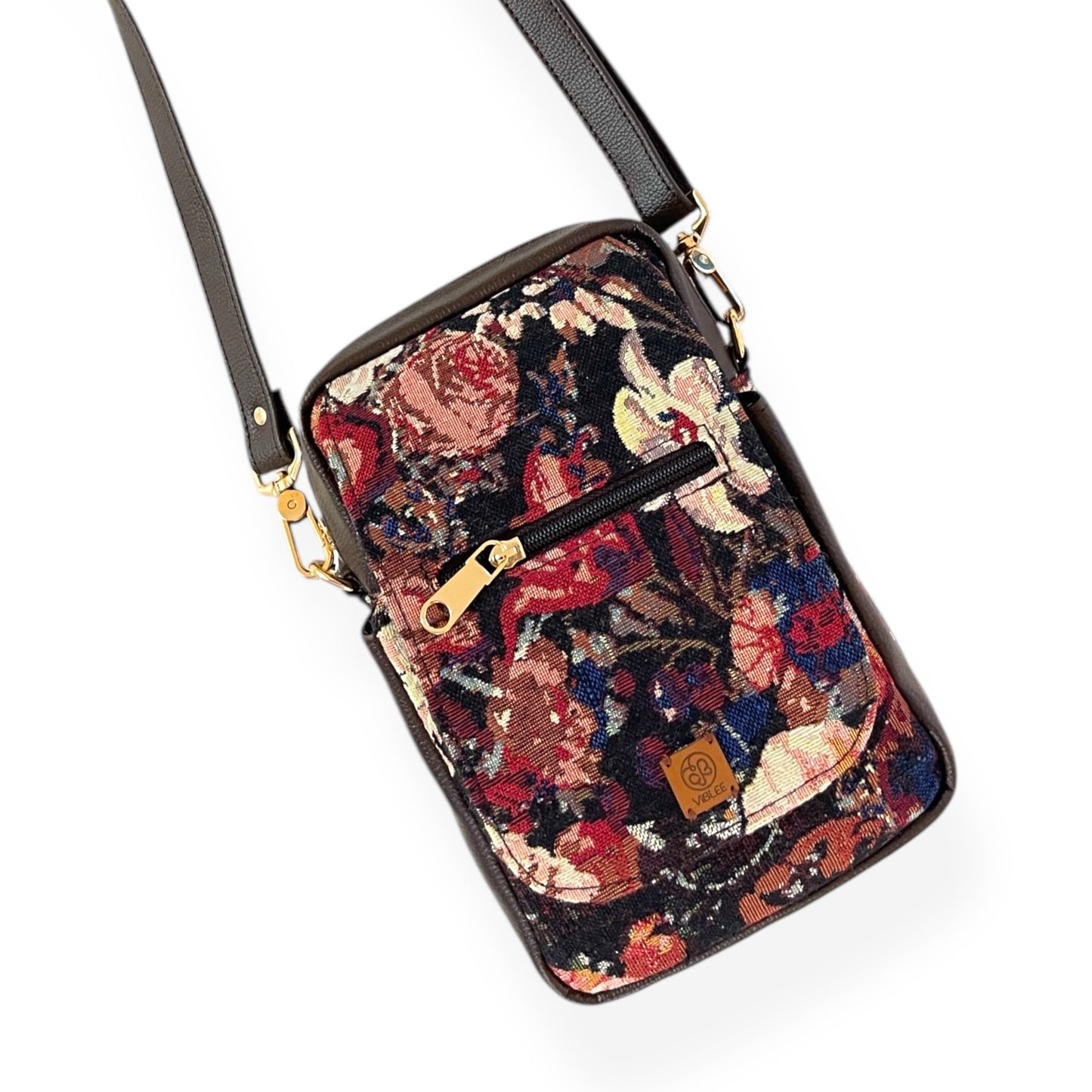 Flora Fusion Red Messenger Bag