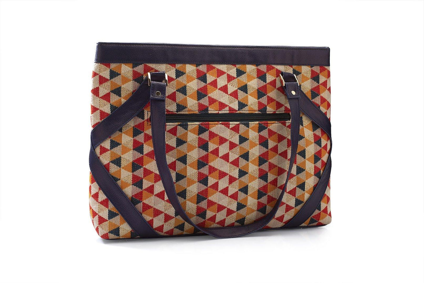 Patterned Perfection Laptop Hand Bag - Viblee