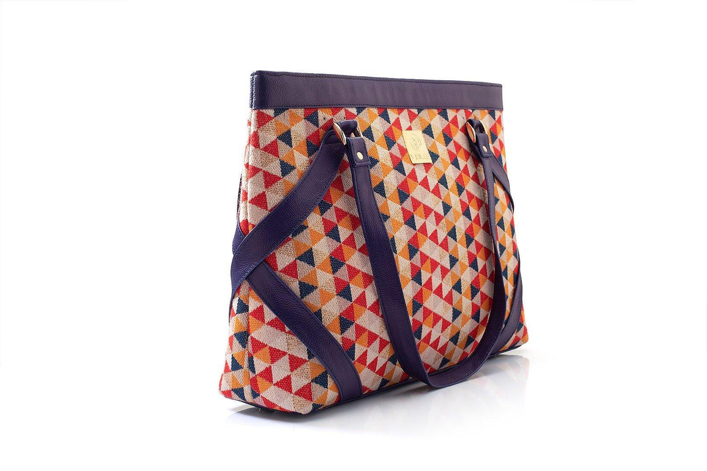 Patterned Perfection Laptop Hand Bag - Viblee