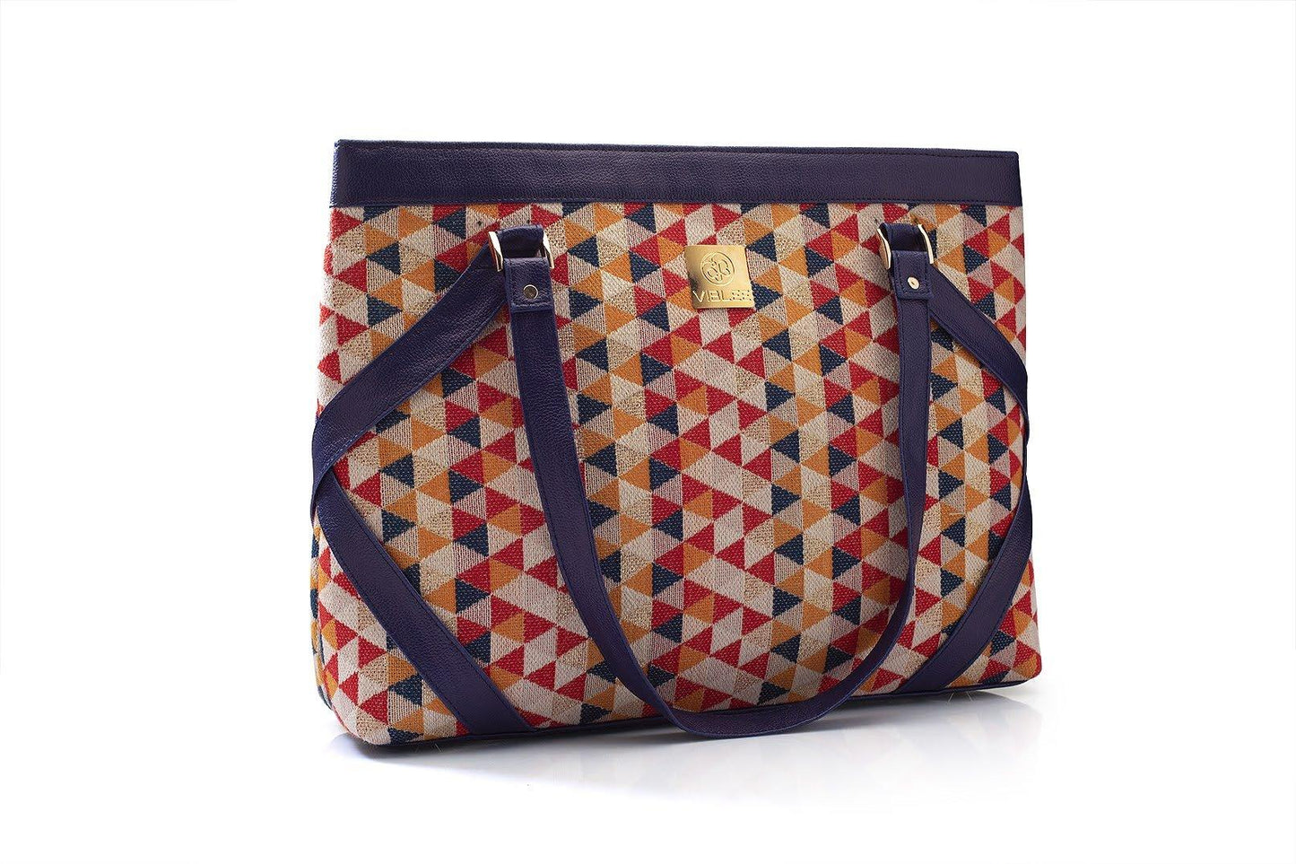 Patterned Perfection Laptop Hand Bag - Viblee