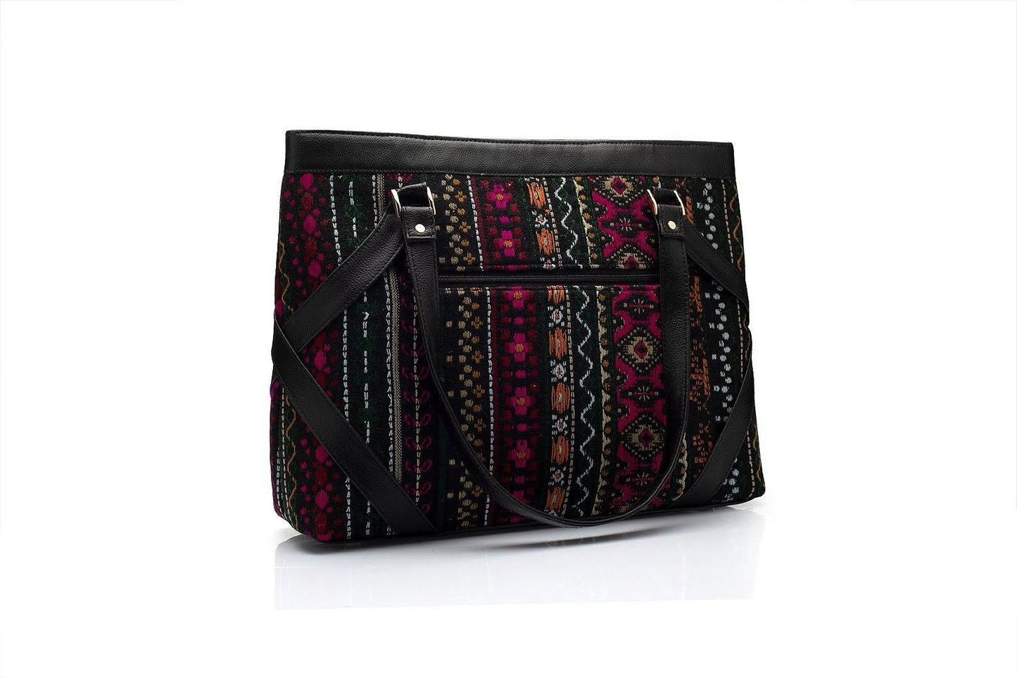 Patterned Perfection Laptop Hand Bag - Viblee