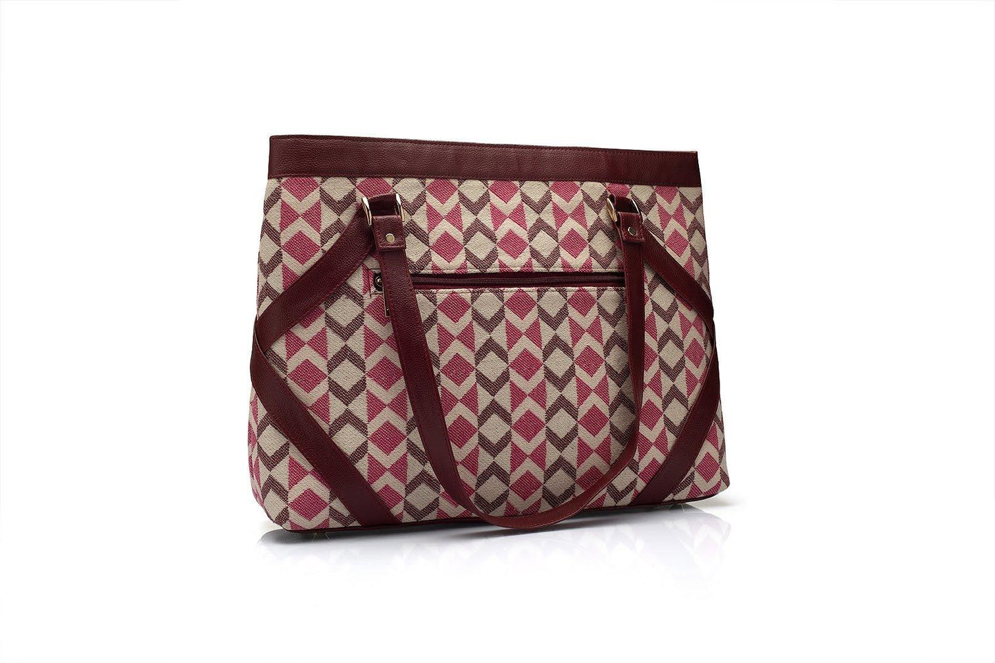 Patterned Perfection Laptop Hand Bag - Viblee