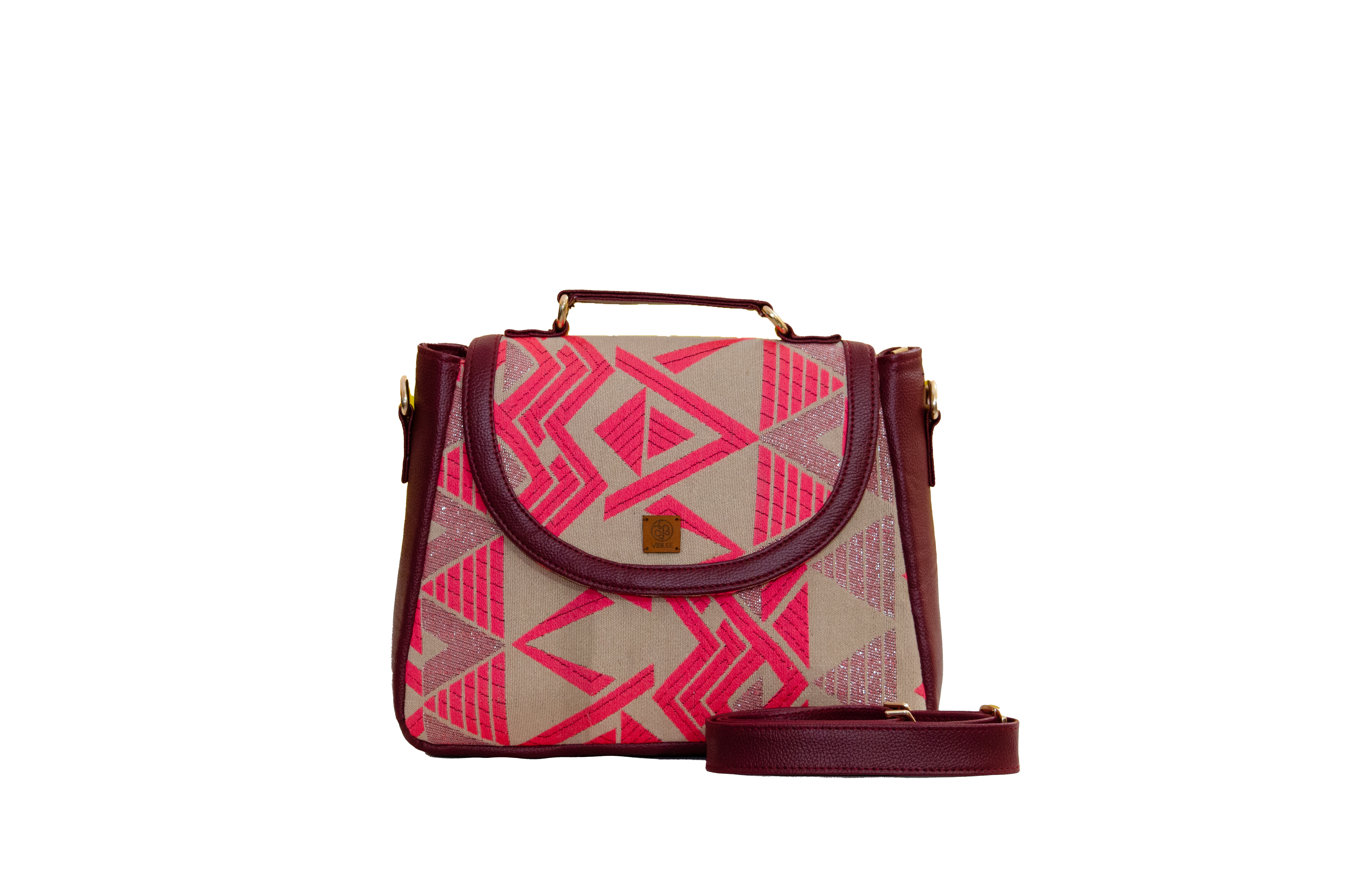 Pink Prism Box Sling Bag