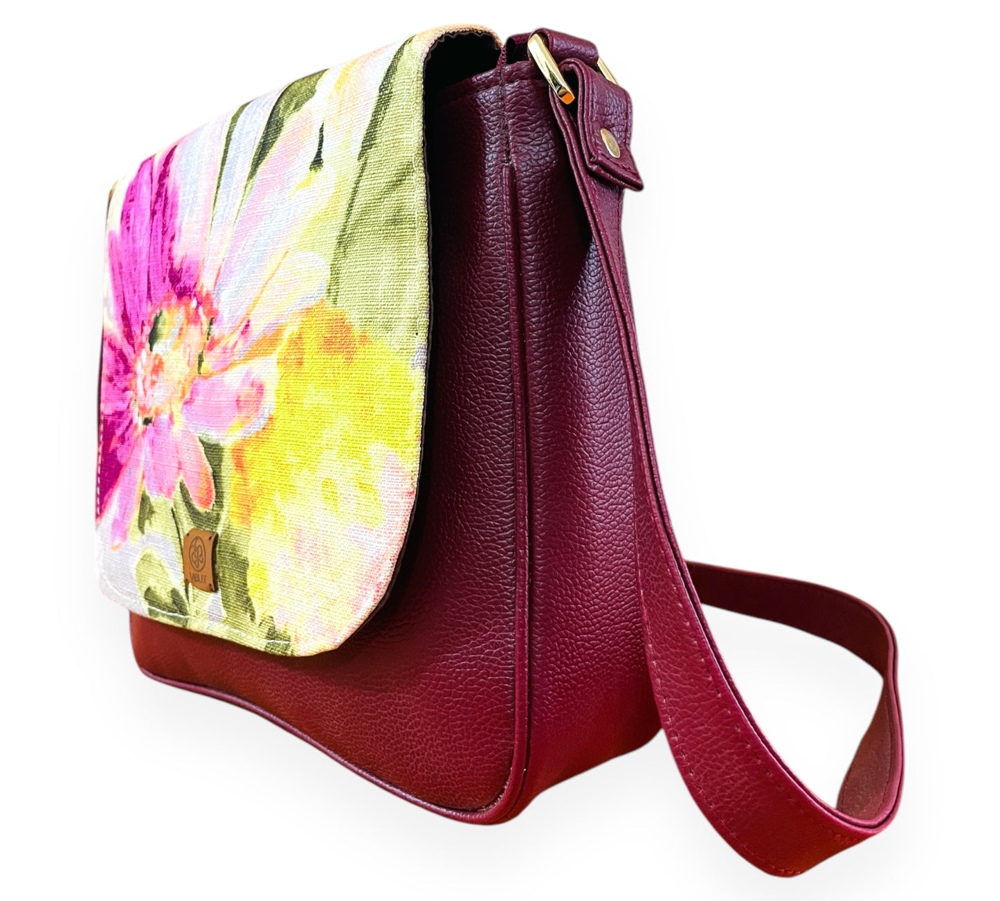 Crimson Bloom Sling Bag