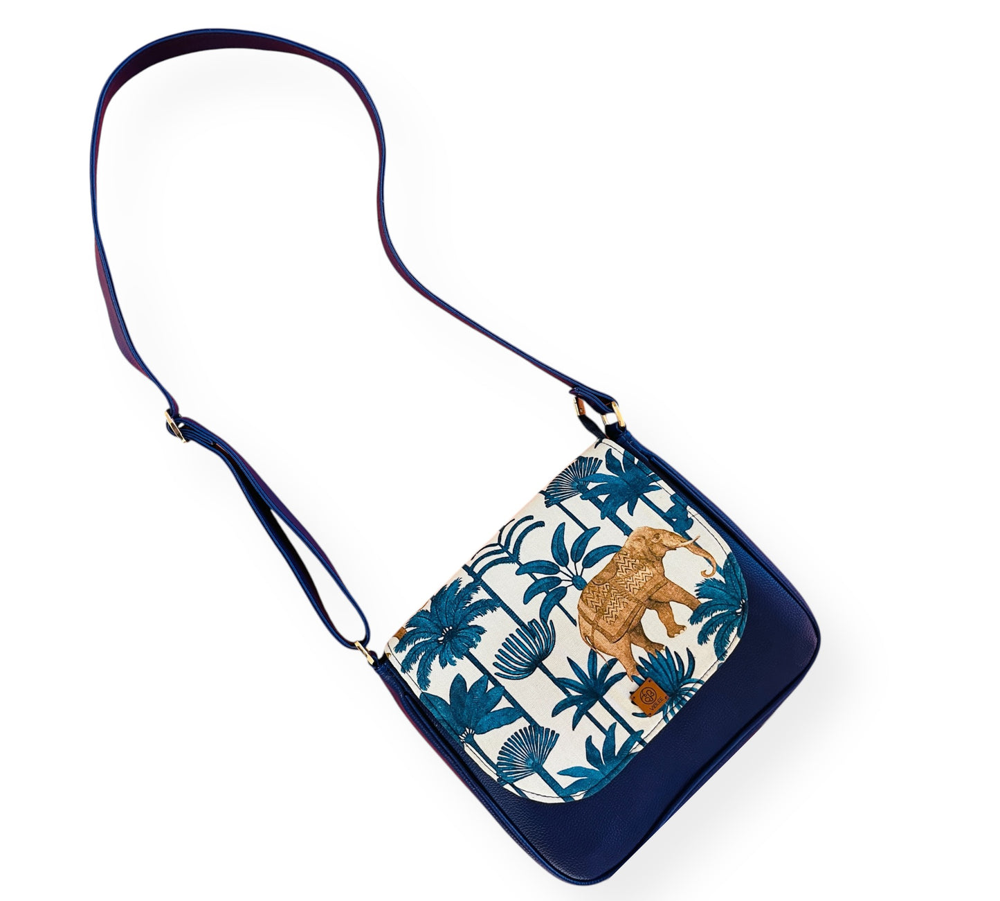 Indigo Elephant Sling Bag