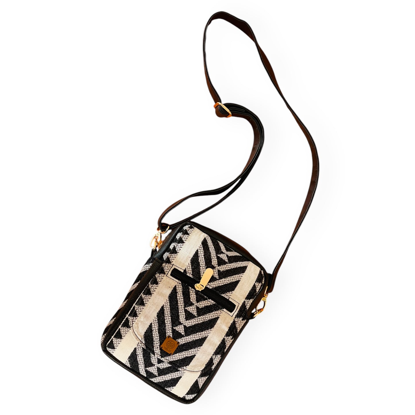 Abstract Angle Messenger Bag