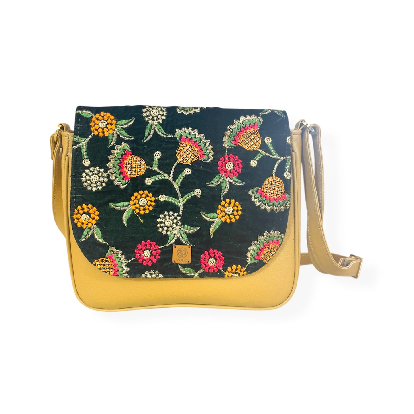 Golden Flora Sling Bag