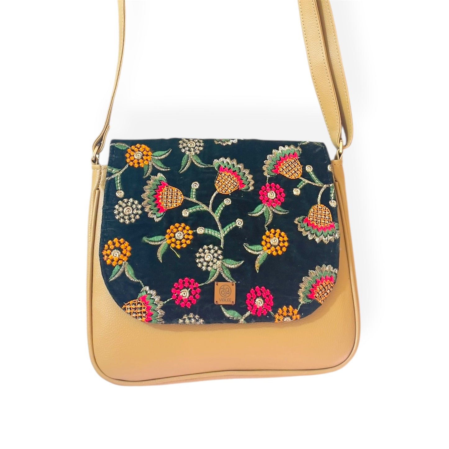 Golden Flora Sling Bag