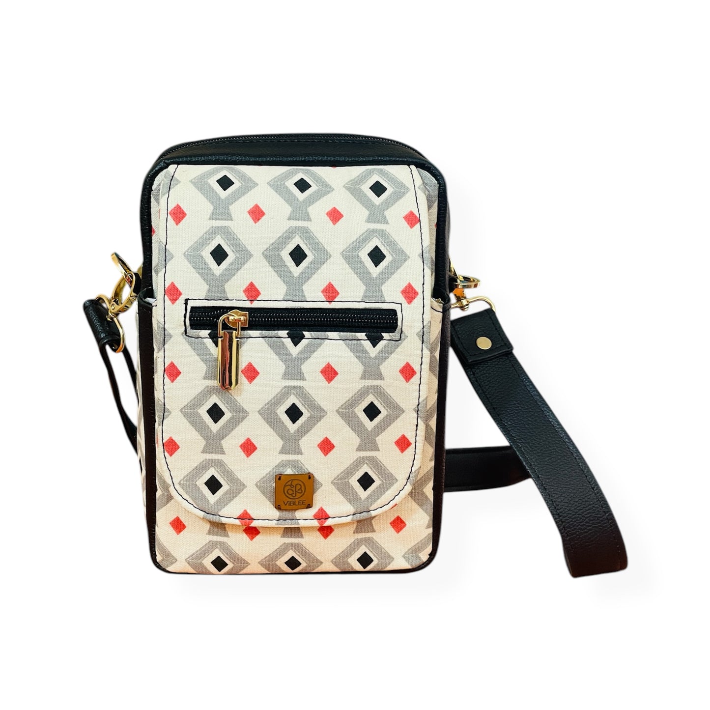 Rhombus Roll Messenger Bag