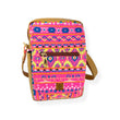 Pink Mosaic Messenger Bag