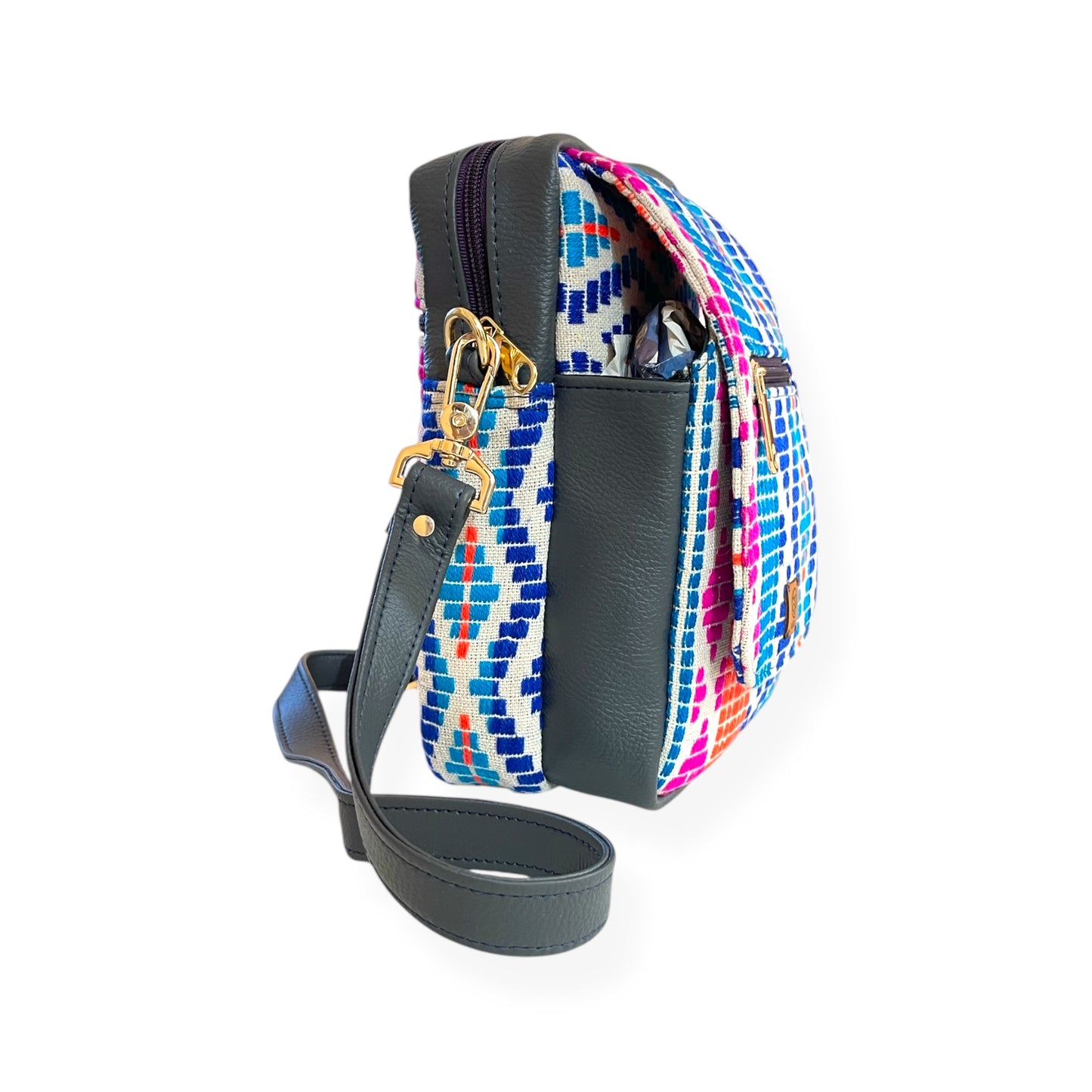 Radiant Rhombus Messenger Bag