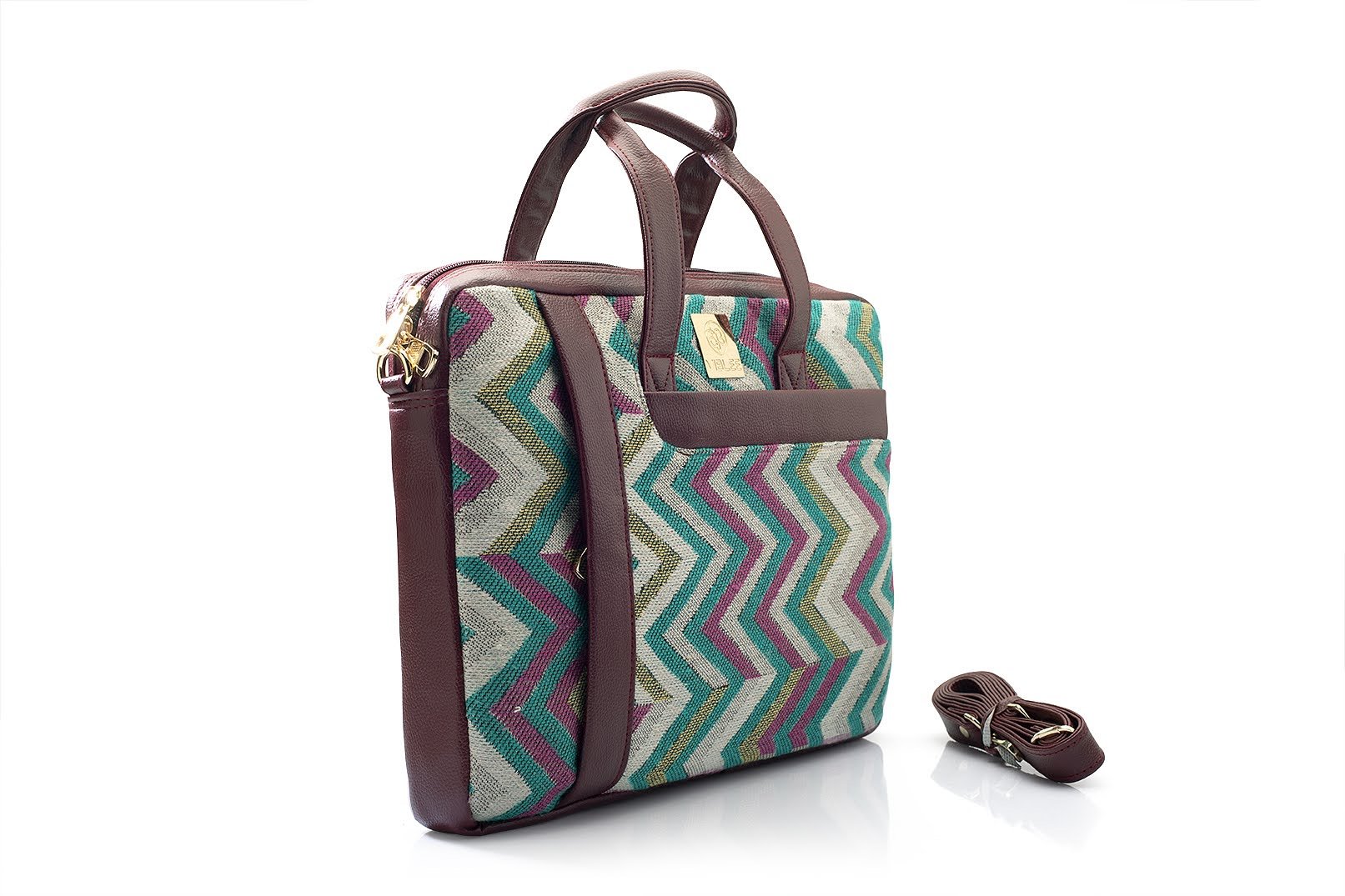 Patterned Perfection Laptop Bag - Viblee