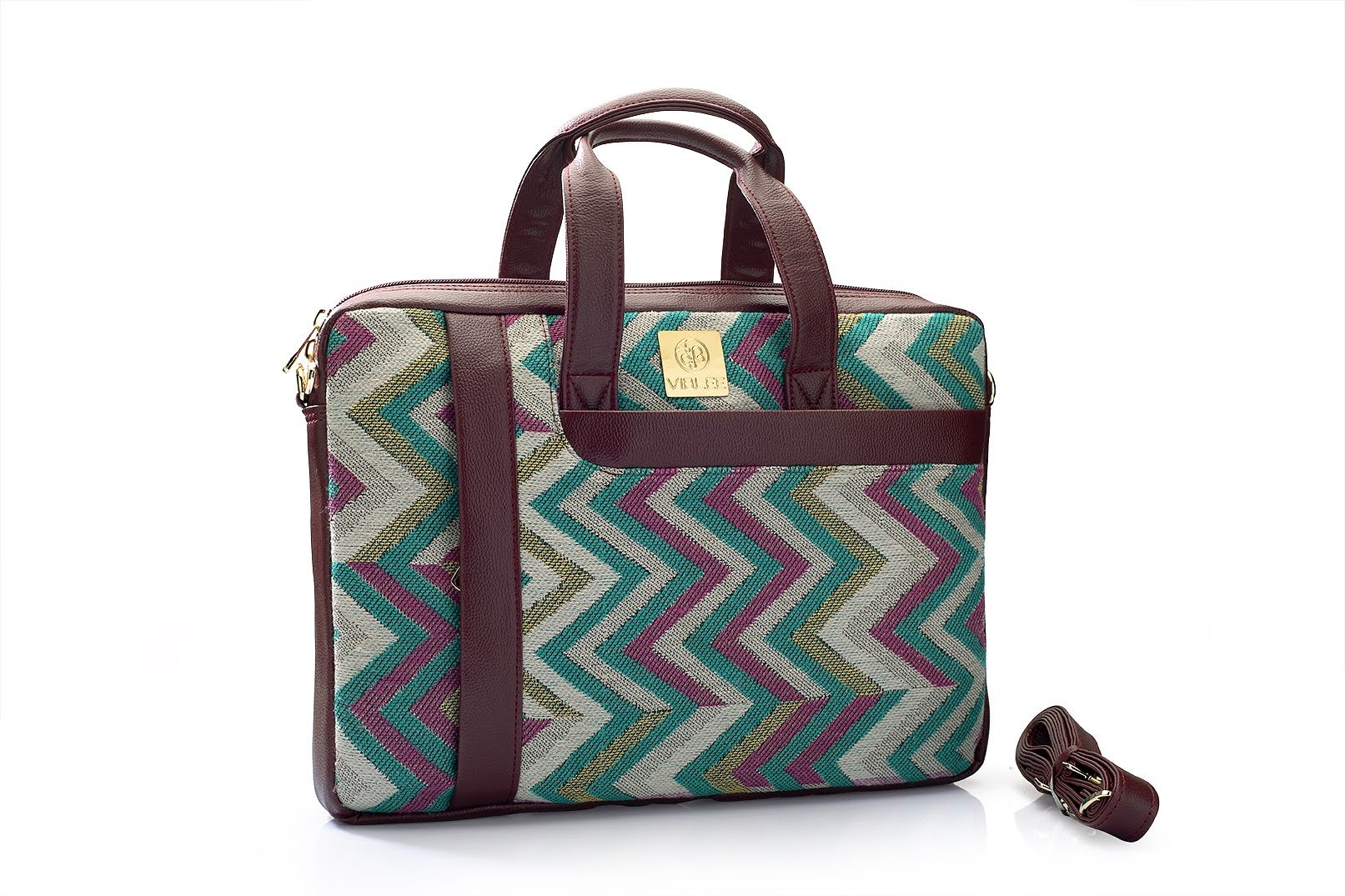 Patterned Perfection Laptop Bag - Viblee