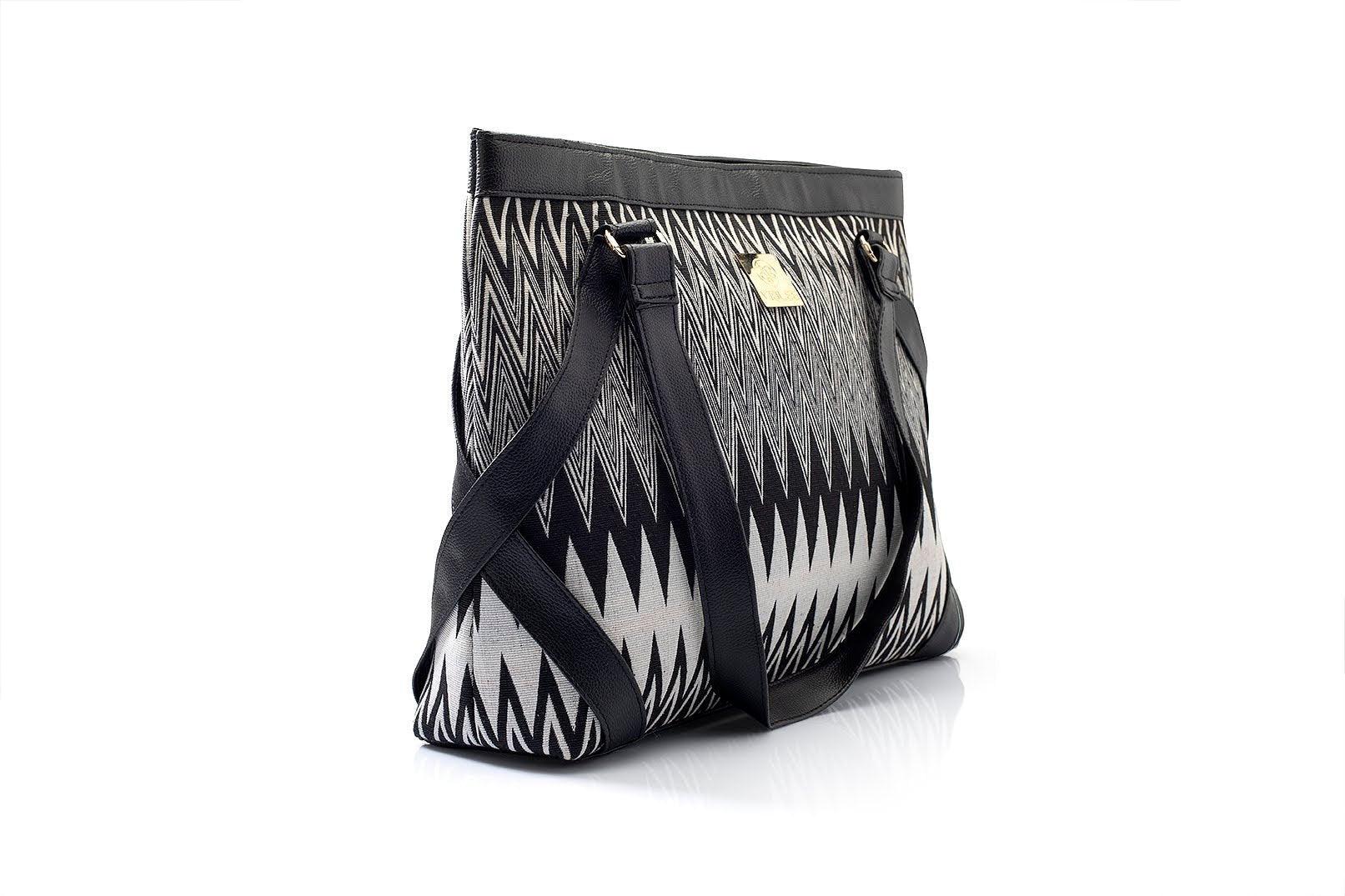 Patterned Perfection Laptop Hand Bag - Viblee
