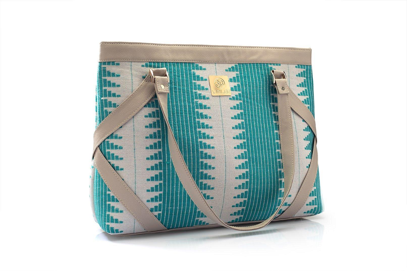 Patterned Perfection Laptop Hand Bag - Viblee
