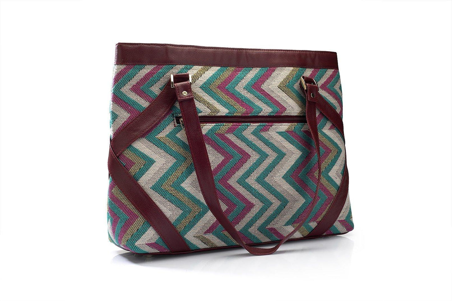 Patterned Perfection Laptop Hand Bag - Viblee