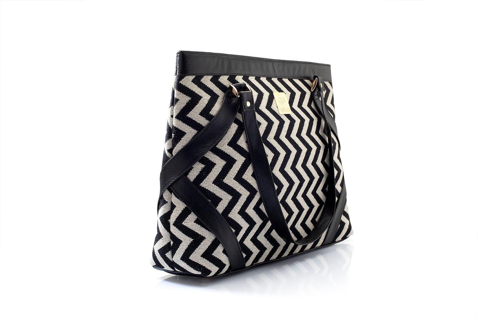 Patterned Perfection Laptop Hand Bag - Viblee