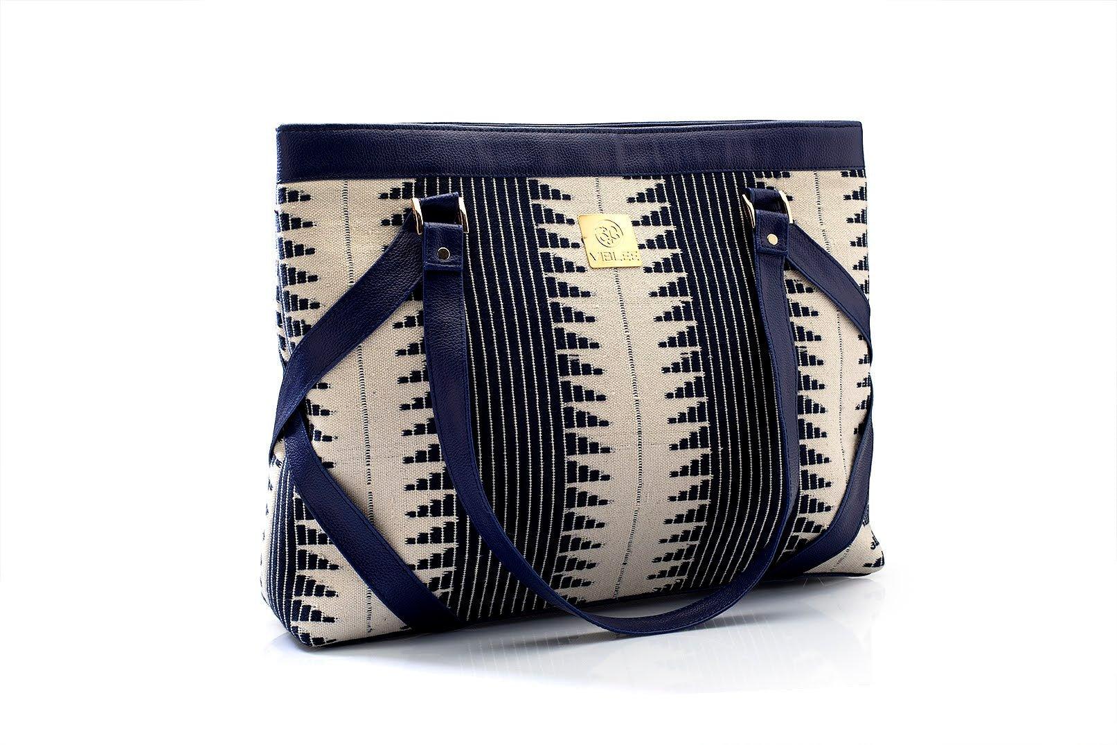 Patterned Perfection Laptop Hand Bag - Viblee