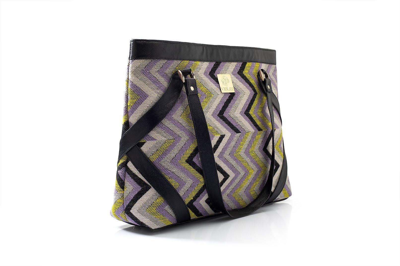 Patterned Perfection Laptop Hand Bag - Viblee
