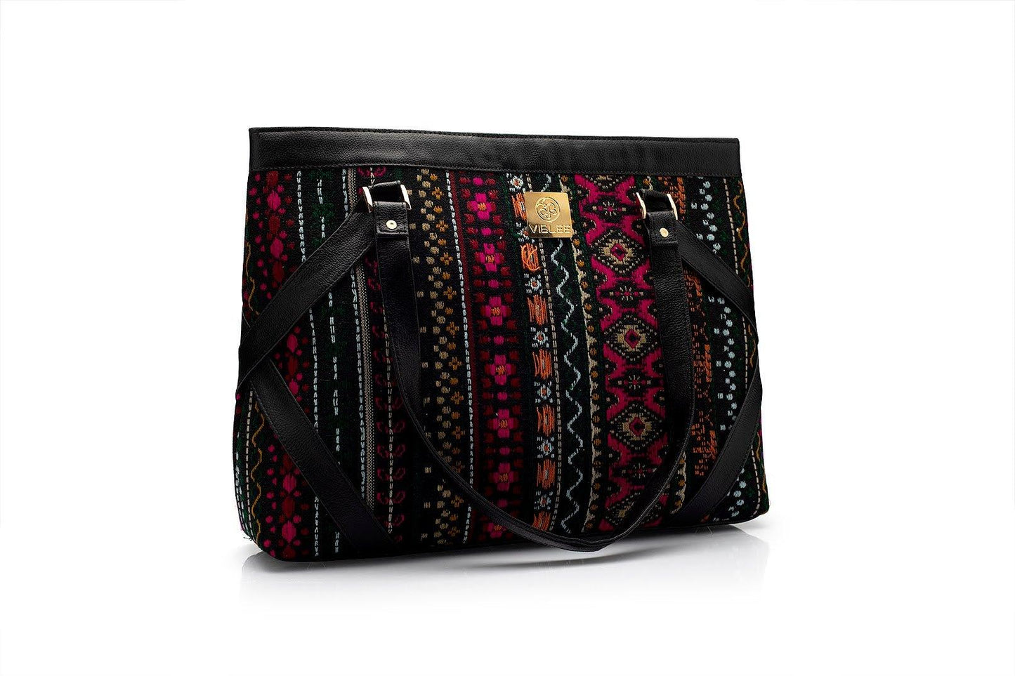 Patterned Perfection Laptop Hand Bag - Viblee