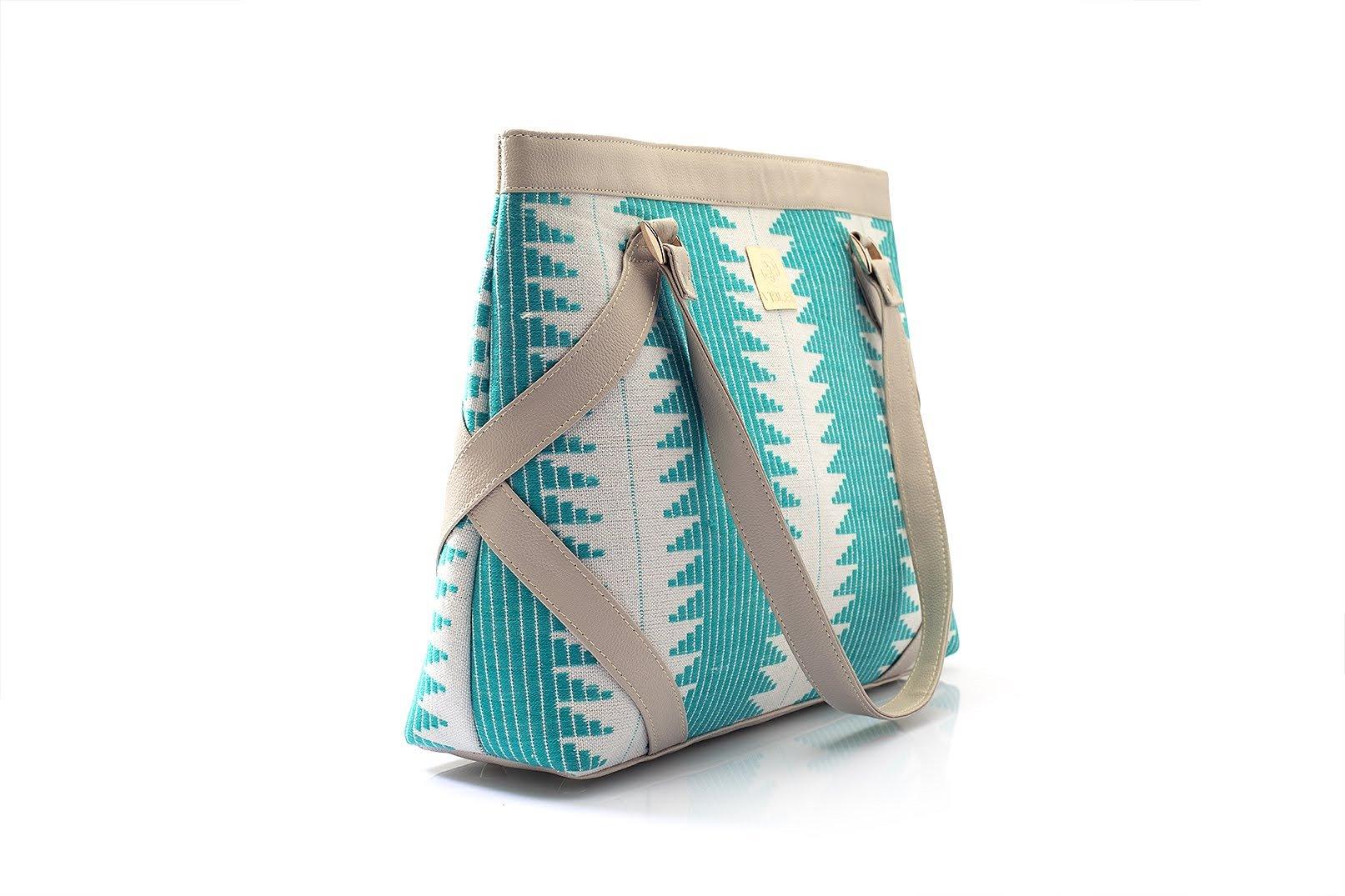 Patterned Perfection Laptop Hand Bag - Viblee