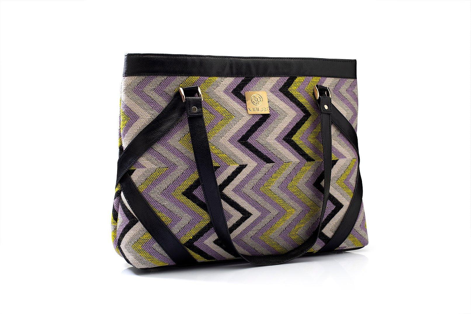 Patterned Perfection Laptop Hand Bag - Viblee