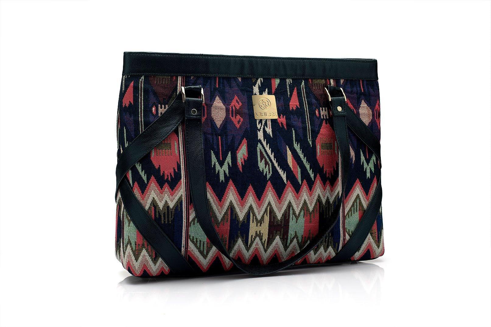 Patterned Perfection Laptop Hand Bag - Viblee