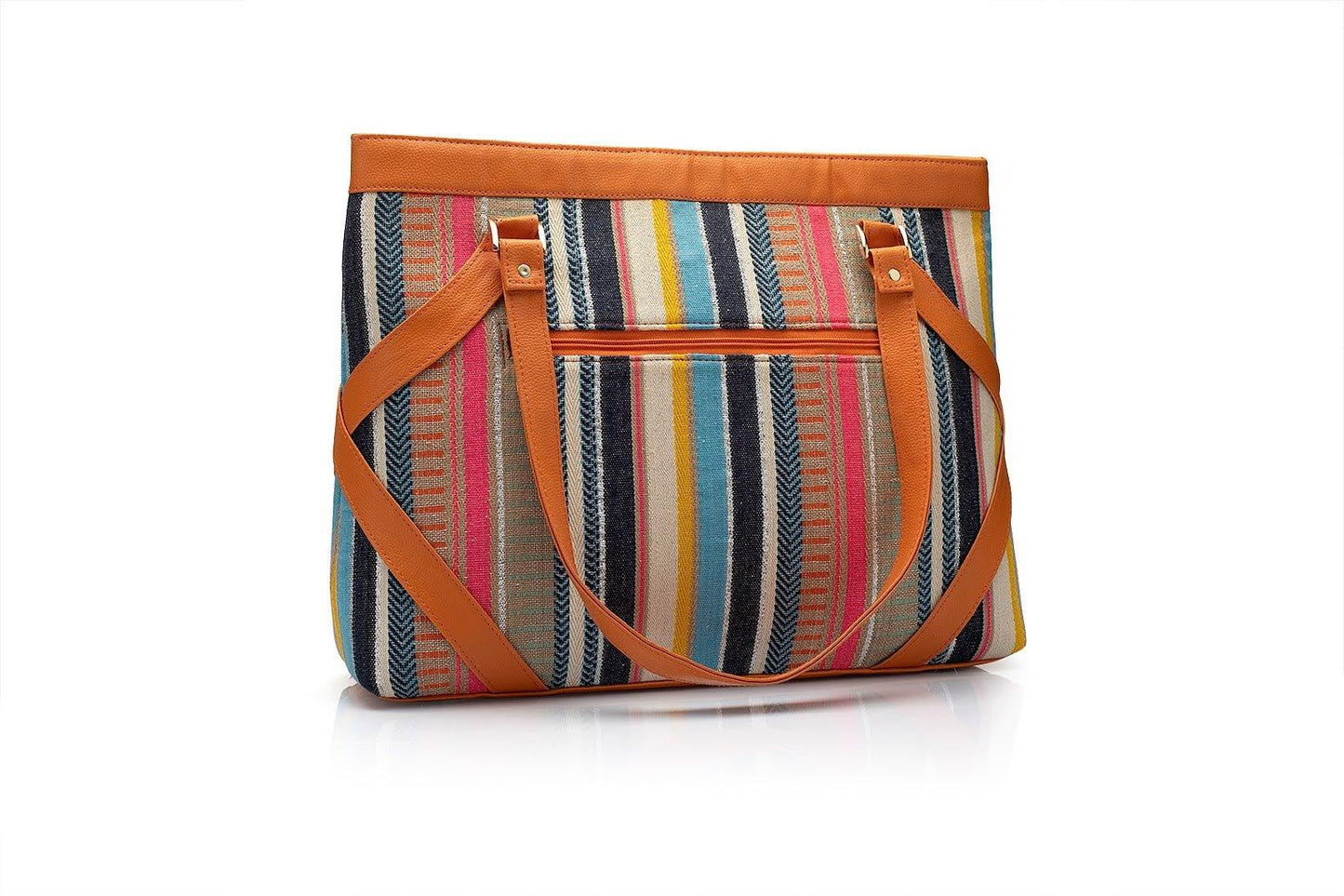Patterned Perfection Laptop Hand Bag - Viblee